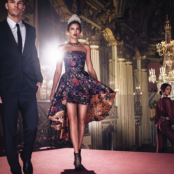 RARE BEBÉ 2 PIECE JACQUARD DRESS - Picture 1 of 12